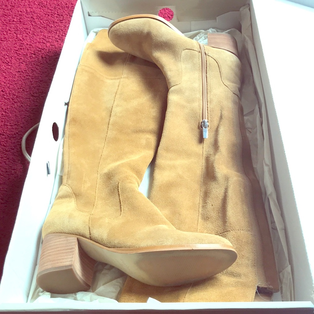 Over the knee Mark Fisher suede boots